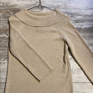 Talbots Cream Cowl Neck Sweater